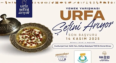 Haliliye Belediyesi’nden lezzet dolu yarışma! ‘Urfa Şefini Arıyor’ başlıyor!
