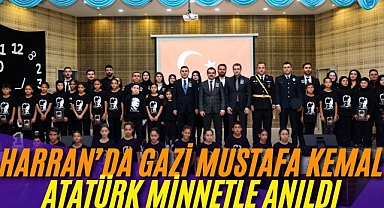 Harran’da 10 Kasım’da Atatürk Saygıyla Anıldı