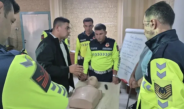 Jandarma Trafik Personeline İlkyardım Eğitimi Verildi