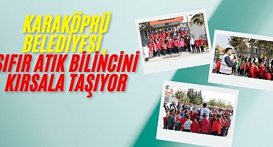 KARAKÖPRÜ KIRSALINDA GERİ DÖNÜŞÜM ÖĞRETİLİYOR