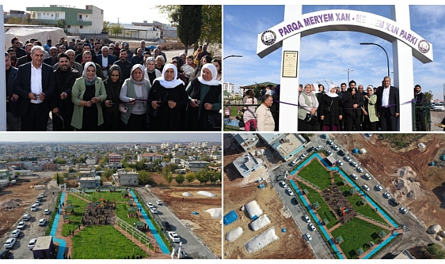 Meryem Xan Parkı Hizmete Açıldı