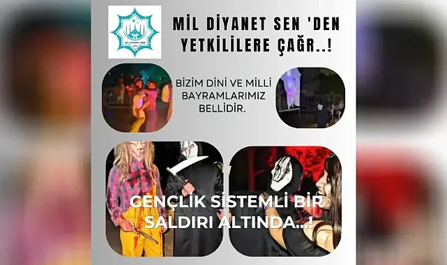 Mil Diyanet Sen, Şanlıurfa’daki Cadılar Bayramı kutlamalarını kınadı! Yasak istedi!