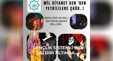 Mil Diyanet Sen, Şanlıurfa’daki Cadılar Bayramı kutlamalarını kınadı! Yasak istedi!