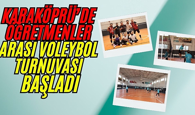 Öğretmenler Karaköprü’de Sahaya Çıktı