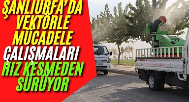 Şanlıurfa Büyükşehir Belediyesi Vektörle Mücadele Çalışmalarına Aralıksız Devam Ediyor