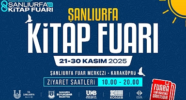 Şanlıurfa'da 8. Şanlıurfa Kitap Fuarı Kapılarını Açıyor