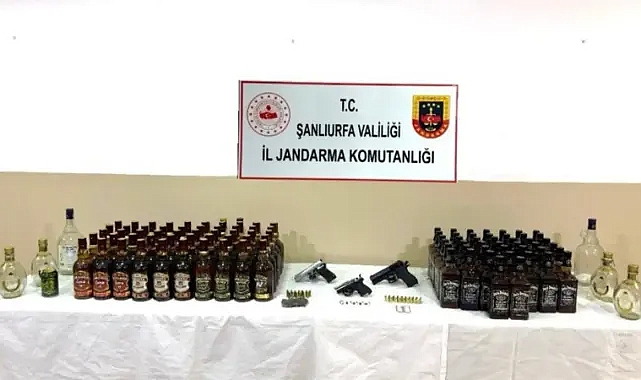Şanlıurfa’da bandrolsüz alkol ele geçirildi!