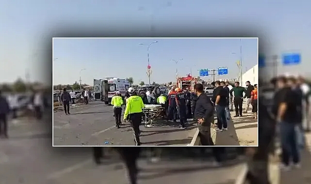 Şanlıurfa'da korkunç kaza! Yaralılar var!