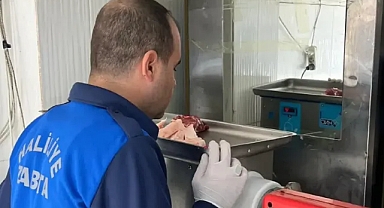 Urfa’da bozuk et ele geçirildi!