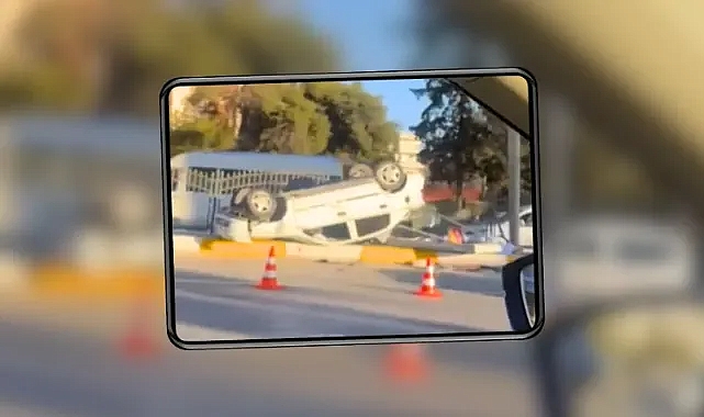 Urfa'nın göbeğinde takla attı!