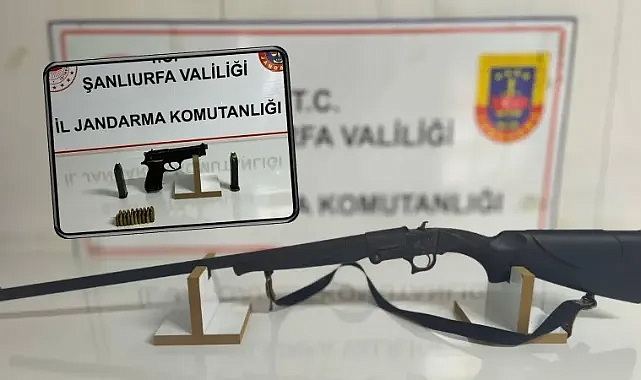 Urfa'nın ilçesinde silah operasyonu!