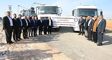 Viranşehir OSB'ye Hibe Araç Teslimi ve Yeni Yatırım Temeli Atıldı