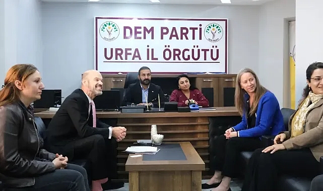 ABD Konsolosluğu’ndan DEM Parti’ye Şanlıurfa’da Sürpriz Ziyaret