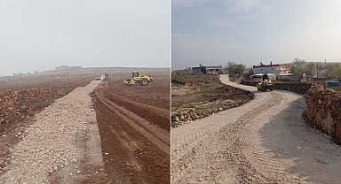 Bozova Belediyesi Kırsal Mahallelerde Yol Çalışmalarını Sürdürüyor