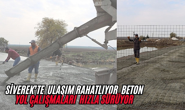 Büyükşehir, Siverek’te Beton Yol Atağını Sürdürüyor