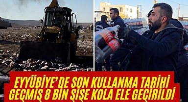 Eyyübiye Zabıtası 8000 Şişe Kola İmha Etti