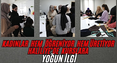 Haliliye’de Kadınlara Eğitim ve Hobi Desteği