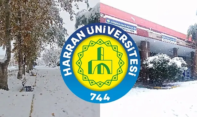Harran Üniversitesi’nde kar engeli! Sınavlar ertelendi!