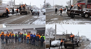 Hilvan’da Karla Mücadele Çalışmaları
