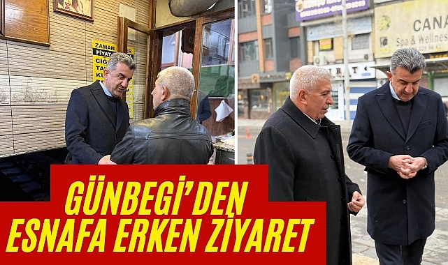 İl Başkanı Günbegi Esnafla Güne Başladı