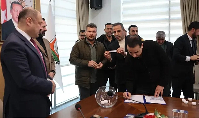 İsimler belirlendi! Büyükşehir Belediyesinde kura çekimi yapıldı!