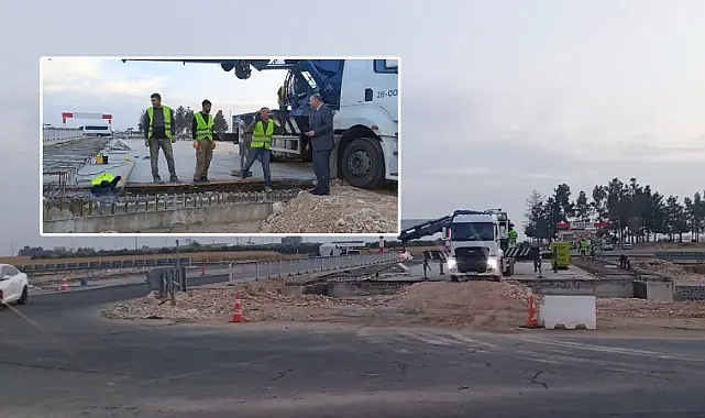 Osmanbey Kampüsü önündeki kavşak çalışmasında sona gelindi!