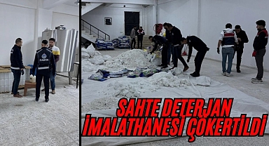 Sahte Deterjan Dolum Depolarına Baskın