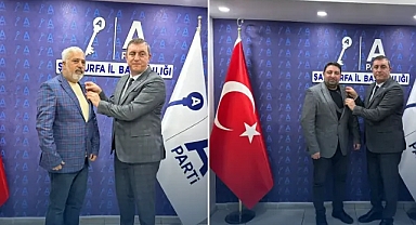 Şanlıurfa’da Anahtar Parti’nin rozetini taktılar!