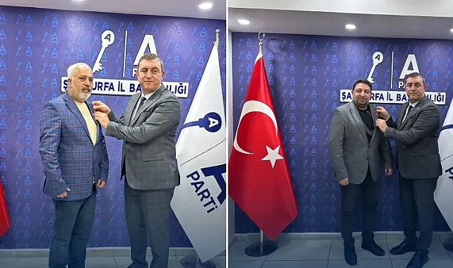 Şanlıurfa’da Anahtar Parti’nin rozetini taktılar!