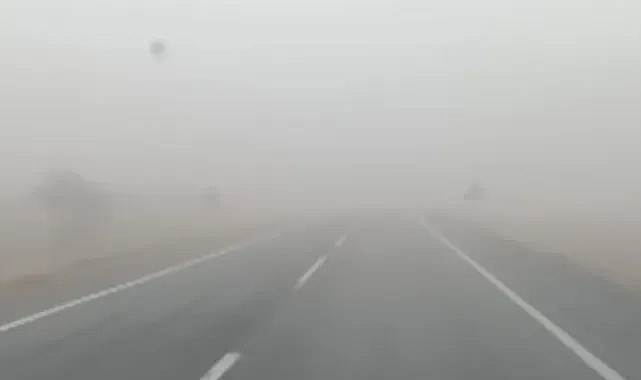 Şanlıurfa’da etkili oldu! Görüş mesafesi düştü!