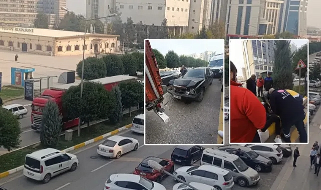 Şanlıurfa’da kaza! TIR’a arkadan çarptı!
