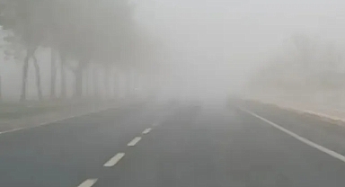 Şanlıurfa’da sis etkili oldu! Görüş mesafesi düştü!