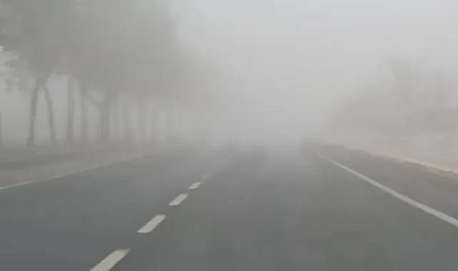 Şanlıurfa’da sis etkili oldu! Görüş mesafesi düştü!