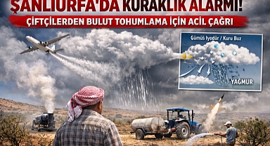 Urfa'nın Bulutlarını İsrail Çalıyor! Urfa'ya Acil Bulut Tohumlama Gerekiyor!