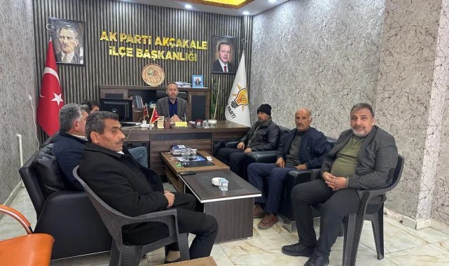 AK Parti Akçakale İlçe Başkanı Hemşehrileriyle Buluşmaya Devam Ediyor