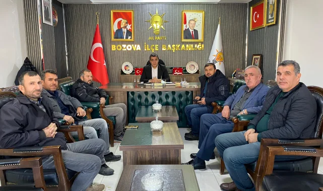 AK Parti Bozova İlçe Teşkilatında Önemli Ziyaret Gerçekleşti