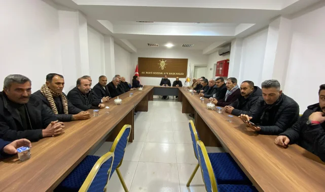 AK Parti Bozova İlçe Yönetim Kurulu Toplantısı Gerçekleştirildi