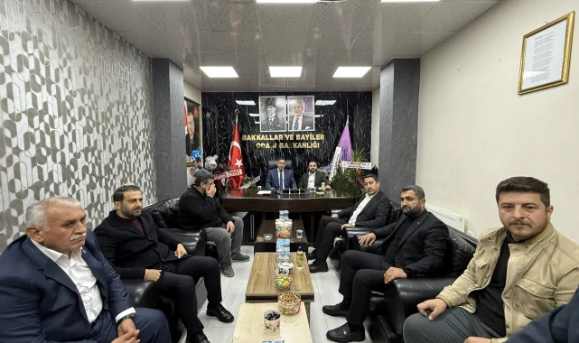 AK Parti Haliliye'den Bakkallar Odası Yeni Yönetimine Hayırlı Olsun Ziyareti