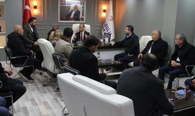 AK Parti Karaköprü Heyetinden Müslüm Topal'a Nazik Ziyaret