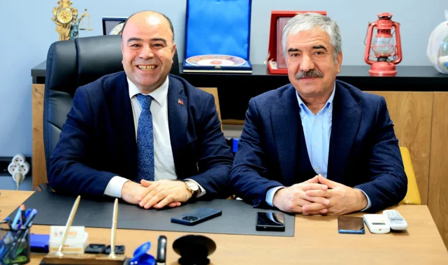 Başkan Çiftçi, Elektrikçiler Odası Başkanı Sağlam'ı Ziyaret Etti