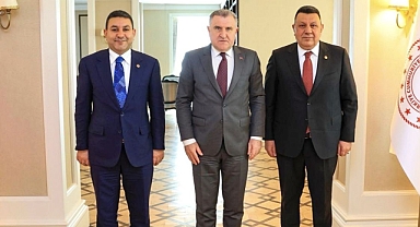 Başkan Özyavuz Bakan Bak ile görüştü