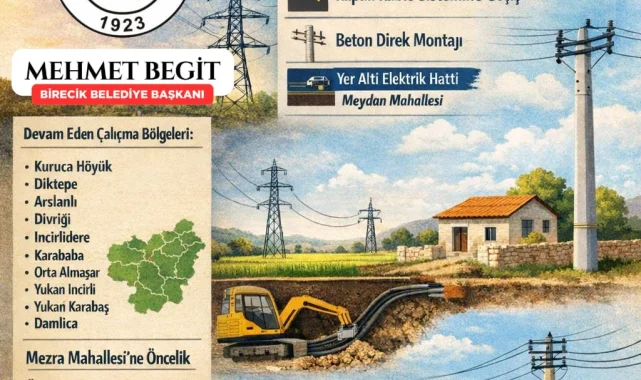 Birecik'te Mehmet Begit Girişimleriyle Elektrik Altyapısı Güçleniyor