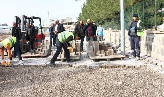 Ceylanpınar Belediyesi 2026'da Kilitli Parke Taşı Hamlesi Başlattı