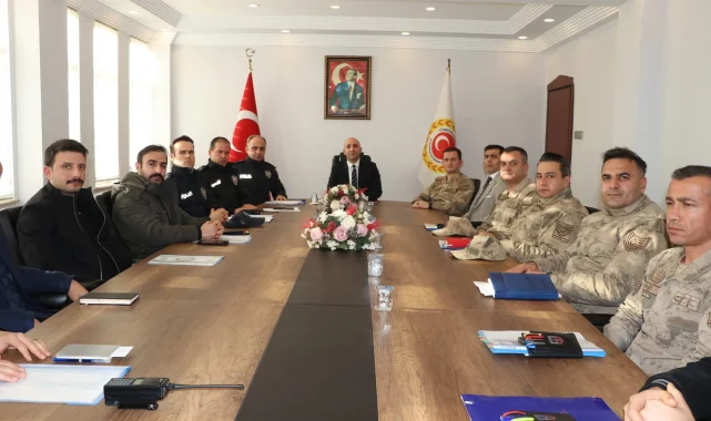 Ceylanpınar Kaymakamı Çakal Başkanlığında Asayiş Koordinasyon Toplantısı Gerçekleştirildi
