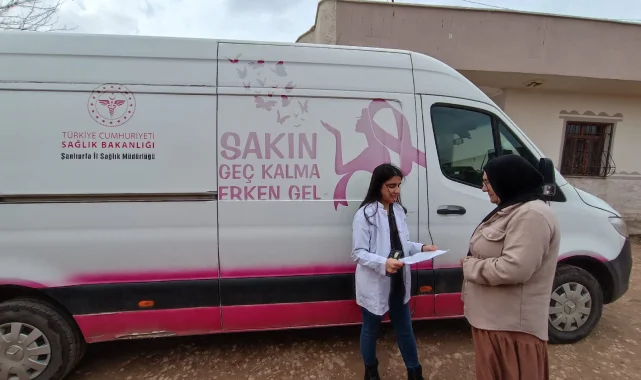 Ceylanpınar'da Rahim Ağzı Kanseri Taramaları Mobil Araçla Gerçekleştirildi