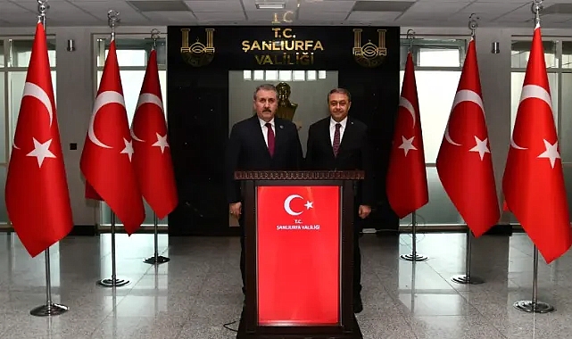 Destici, Şanlıurfa Valisi Şıldak’ı ziyaret etti!
