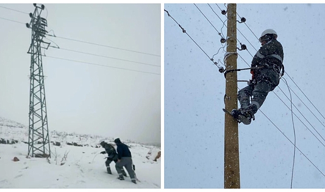 Dicle Elektrik’ten Şanlıurfa’da Zorlu Kış Mesaisi