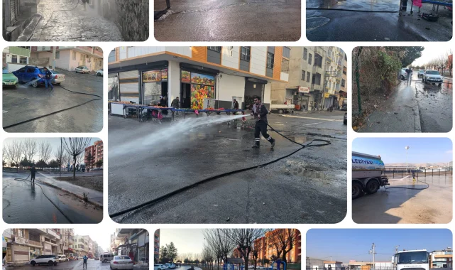 Eyyubiye Belediyesi Temizlik Ekipleri Kapsamlı Çalışma Başlattı