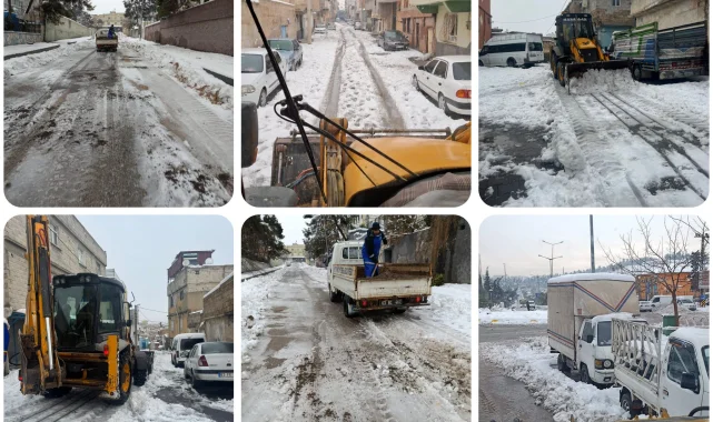 Eyyubiye Belediyesi'nden Yoğun Kar Yağışı Sonrası Kritik Çalışmalar