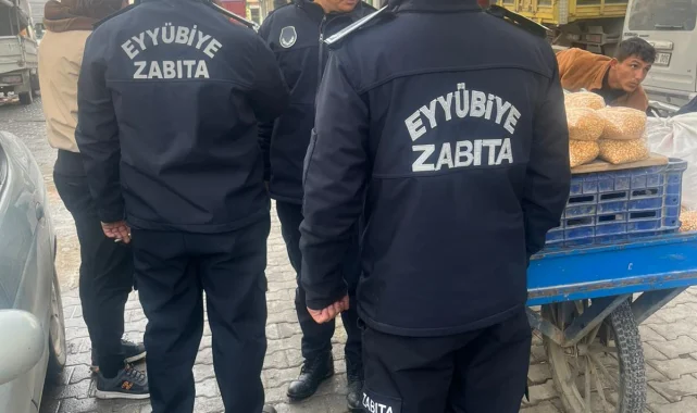 Eyyübiye Zabıta Ekipleri Pazar Yerlerinde Sıkı Denetimler Yaptı
